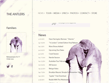 Tablet Screenshot of antlersmusic.com